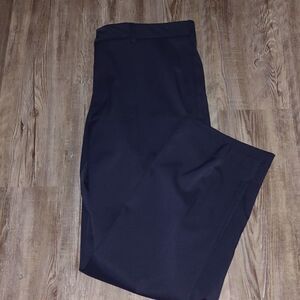 Roundtree & Yorke Performance no iron navy Work Play Dress Pants SZ 38x32 NWOT